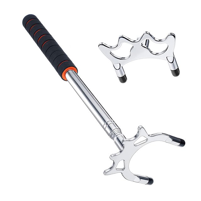 ZLight Kit de Remplacement de Queue de Billard Design Télescopique Sans Bavures Support de Billard Fournitures Sportives Fourche Haute et Basse