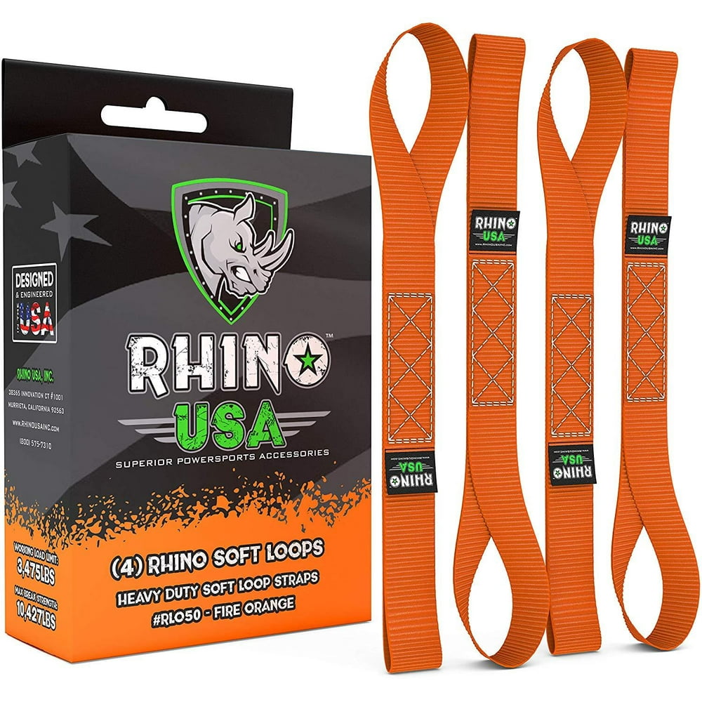 Soft Loop TieDown Straps (4Pack)