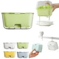 thumbnail image 2 of WHEANG Kitchen Colanders Bowl Set Double Layer Plastic Fruits Vegetable Washing Basket 2 In 1 Food Fruit Strainers Large Plastic Double Layered Strainer Basket For Cleaning Washing Mixing, 2 of 9