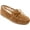 Tan, variant on Minnetonka Women's Suede Sheepskin Hardsole Moc Slipper