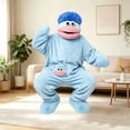 thumbnail image 6 of ZHANGDER Big Mouth Monster Onesie Wearable Onesie, Hooded Plush Fleece Soft Loungewear with Shoes, 2Y-2XL, 6 of 6