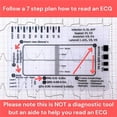 thumbnail image 4 of 10X Regla de ECG de 7 Pasos, Regla de ECG de 7 Pasos para Interpretación de ECG/EKG, Herramienta Rápida y Veloz de Análisis y Medición Cardíaca, 4 of 5