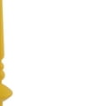 thumbnail image 3 of Vickerman 12" Yellow Shiny Cupola Finial. This long finial ornament adds depth and texture to any holiday decorating project. Made with shatterproof plastic. Includes 3 pieces per bag., 3 of 5
