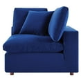 thumbnail image 5 of Accent Chair, Velvet, Blue Navy, Modern Contemporary Urban Design, Living Lounge Room Hotel Lobby Hospitality, 5 of 7