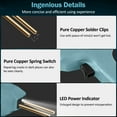 thumbnail image 3 of 2022 New Version 70W Portable Hot Stapler, Welding Machine Car Kit Welder Car Kit FlatOutside CornerInside Corner/ Staples, 3 of 7