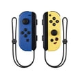 thumbnail image 1 of Wireless Controller for Nintendo Switch with Wrist Strap,Left and Right Joypad Controllers Compatible with Switch/OLED/Lite,Support Dual Vibration/6-Axis Gyro/Motion Control/Wake-up(Blue-yellow), 1 of 7