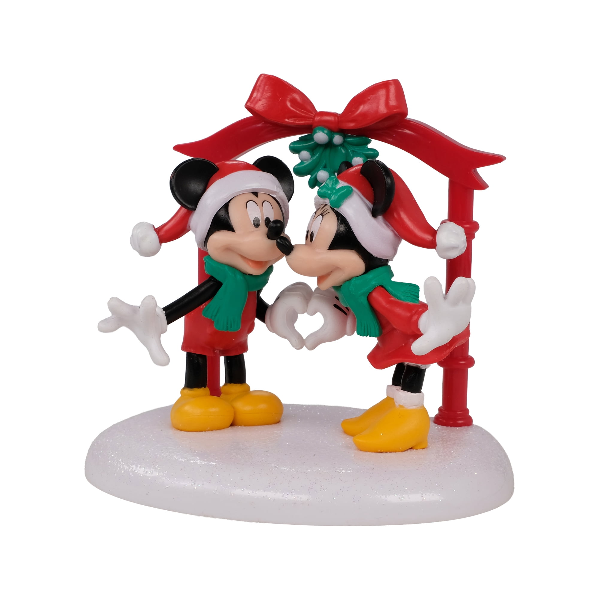 Disney Mickey & Minnie Under the Mistletoe Village Piece