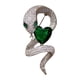 thumbnail image 1 of Broche de serpiente, joyería, elegante, romántico, de moda, accesorios de vestuario, pin de solapa Plata, 1 of 9