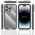 thumbnail image 5 of Elegant Choise for iPhone 14 Plus Case with Built-in Back Protector Shockproof Phone Cover, Gray, 5 of 6