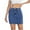 Blue, variant on Staron Denim Mini Skirts for Women Side Slit Casual Jean Skirt Stretch High Waisted Skirts Blue XL