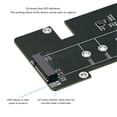 thumbnail image 3 of Tablero de expansión de la base nvme, Alta Eficiencia 3.3V 1.5A Alta Velocidad Lea Leer Escribir PCIe Base Nvme para Pi 5, 3 of 7