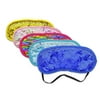 Srenta 7? Fun Sequin Sleeping Eye Mask. Great for Road Trip, Plane, Assorted Colors. Pack of 12