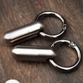 thumbnail image 3 of Mosiee Tiny & Waterproof Titanium Pill Holder Keychain Fob For Outdoor Adventures, 3 of 9