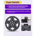 thumbnail image 3 of 4PCS/Set,17" Steel Hubcaps Compatible with 2013 2014 2015 2016 2017 2018 Toyota Rav4,Snap-on Installation with Retention Rings,Lacquer, 3 of 7