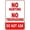 Warning Sign 5, variant on Warning Sign - Private Land No Public Right of Way, Aluminum Rust-Proof Security Sign for Private Farms, Rural Properties, Restricted Lands, 12X8inch