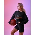thumbnail image 5 of Tstars Womens Basketball Sport Team Fans Cool Gift for Basketball Fanatics Eat Sleep Basketball Repeat Gift Ideas for Basketball Fans Women Birthday Hoodie, 5 of 7