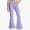 Purple, variant on HAOTAGS Girls Flared Pants (5-16) Casual Fashionable Long Pants Khaki Size 7