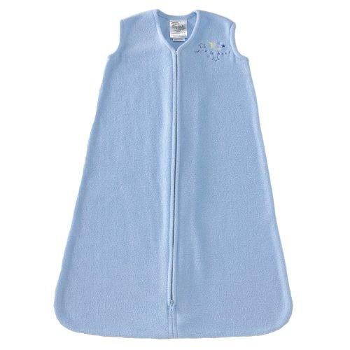 HALO SleepSack MicroFleece Wearable Blanket, Baby Blue, Small Multi
