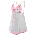thumbnail image 2 of Zuwimk Lingerie For Women Plus Size, Nightgown for Women Slip Dress Nighty Lingerie Sleepwear Nightwear Women's Lace Pajamas Sexy Seductive Suspender Nightdress Sexy Valentines Xmas Lingerie Dresses, 2 of 3