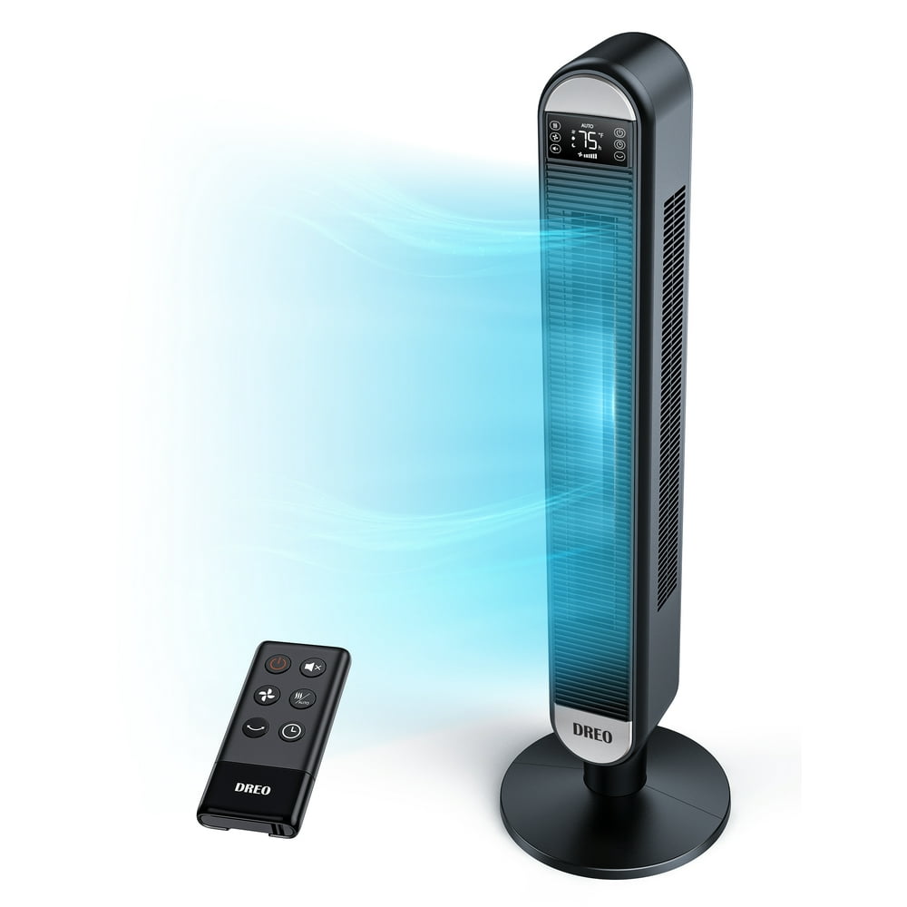 Dreo 42" Soft Breeze 12H Timer Oscillating Tower Fan with Smart Auto
