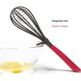 thumbnail image 3 of shiyou-Nylon Whisk with Integrated Rest - 3 Balloons for Higher Efficiency - Won't Scratch Cookware - Non-Slip Handle - Heat Resistant - Dishwasher Safe, 3 of 4