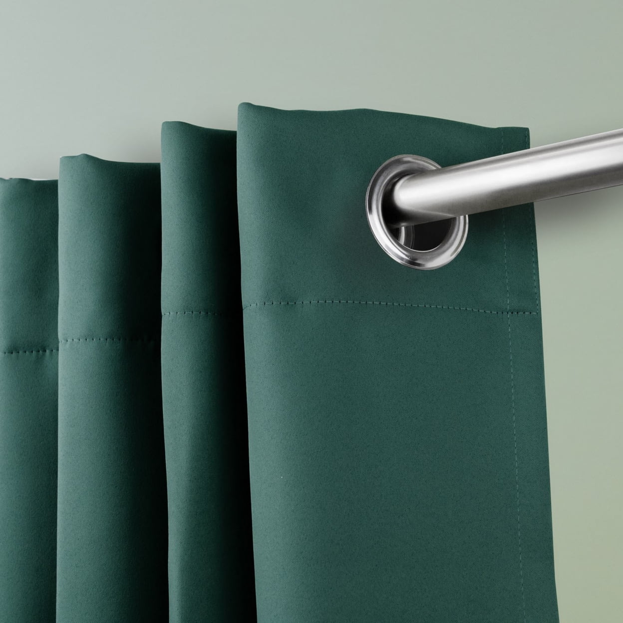 Premium Heavy Duty Room Divider Curtain / Patio Curtain with Grommet 1 Panel - Turquoise 120" x 96"