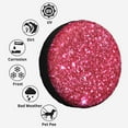 thumbnail image 6 of Kll Pink Glitter Tire Cover,Universal Wheel Tire Cover For Trailer, Rv, Suv, Truck,Camper And Many Vehicle,(17 Inch), 6 of 7