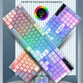 thumbnail image 4 of Boc Computer Keyboard Anti-slip Mechanical Feel Waterproof Luminous Colorful Lamp Laptop Wired Gamer Mouse Computer Accessories, 4 of 10