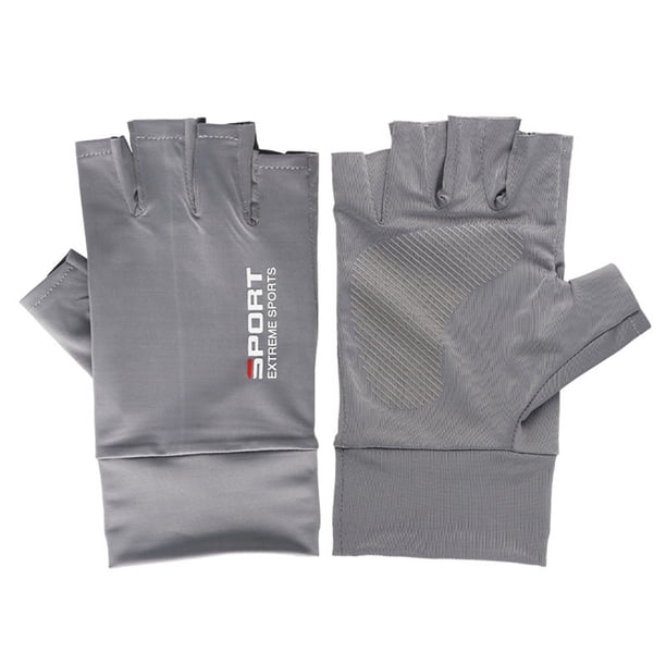 Guantes sin dedos Guantes antideslizantes de conducción Guantes de verano al aire libre para mujeres y niñas