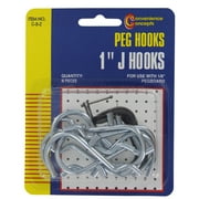 Convenience Concepts SC-5Z 8 Count 1 in. J Pegboard Hooks
