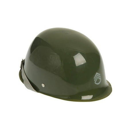 Child's Plastic Army Soldier Sergeant Military Helmet Hat Costume Accessory