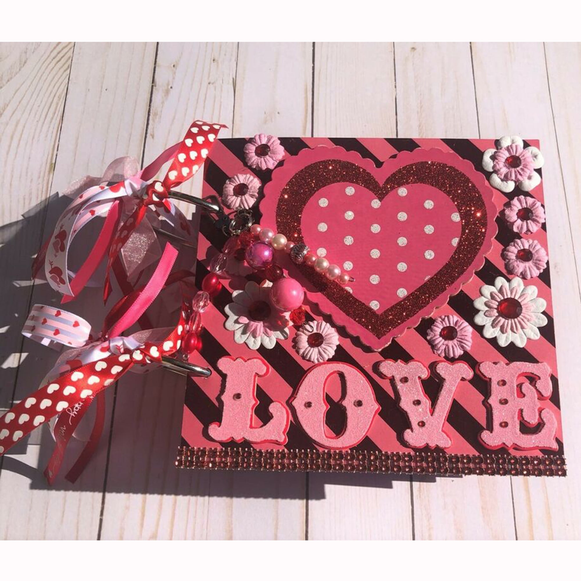 Valentine Gift Pack Photo Album,coded Lock Photo Album,scrapbook Black  Kraft Diy,love Wedding Heart Album,valentine Gift to Boyfriend to Her 