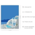 thumbnail image 2 of HAUS AND HUES Vintage Travel Posters - Greece Art Prints For Wall Decor, Blue Posters of Travel Themed Photo, Beachy Aesthetic Wall Art Prints, Greece Photo, Mykonos Artwork (12x16, Unframed), 2 of 6