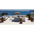 thumbnail image 2 of California Umbrella BA908-SP22 9 ft.  Cantilever Market Umbrella Delux C Lift Bronze-Spun Polyester-Ant.  Beige, 2 of 5