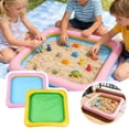 thumbnail image 1 of Inflatable Sandbox Pool PVC Inflatable Purpose Sand Game Easy To Inflate And Deflate Portable Summer Beach Backyard, 1 of 7