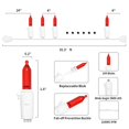 thumbnail image 4 of Cadena de luces MULTI-SPARKING, paquete de 2 unidades, 100 LED rojas, 10,7 m, IP44, 4 of 9