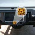 thumbnail image 4 of Hitch Cover Fits For 2-Inch Hitch,Bunch Of Sunflowers With Yellow Petals And Dark Green Leavesrubber Trailer Hitch Cover Tube Plug Insert,Car Exterior Accessories, Receiver Tube Hitch Plug, 4 of 6