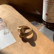 Chunky Edge Vintage Bypass Ring