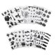 thumbnail image 3 of 12Pcs Halloween Tattoos Spider Web Temporary Tattoos Sticker for Party Decor, 3 of 4