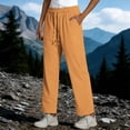 thumbnail image 6 of Inleife Womens High Waist Quick Dry Pants Summer Ladies Drawstring Elastic Waist Breathable Casual & Comfy Trousers, 6 of 6