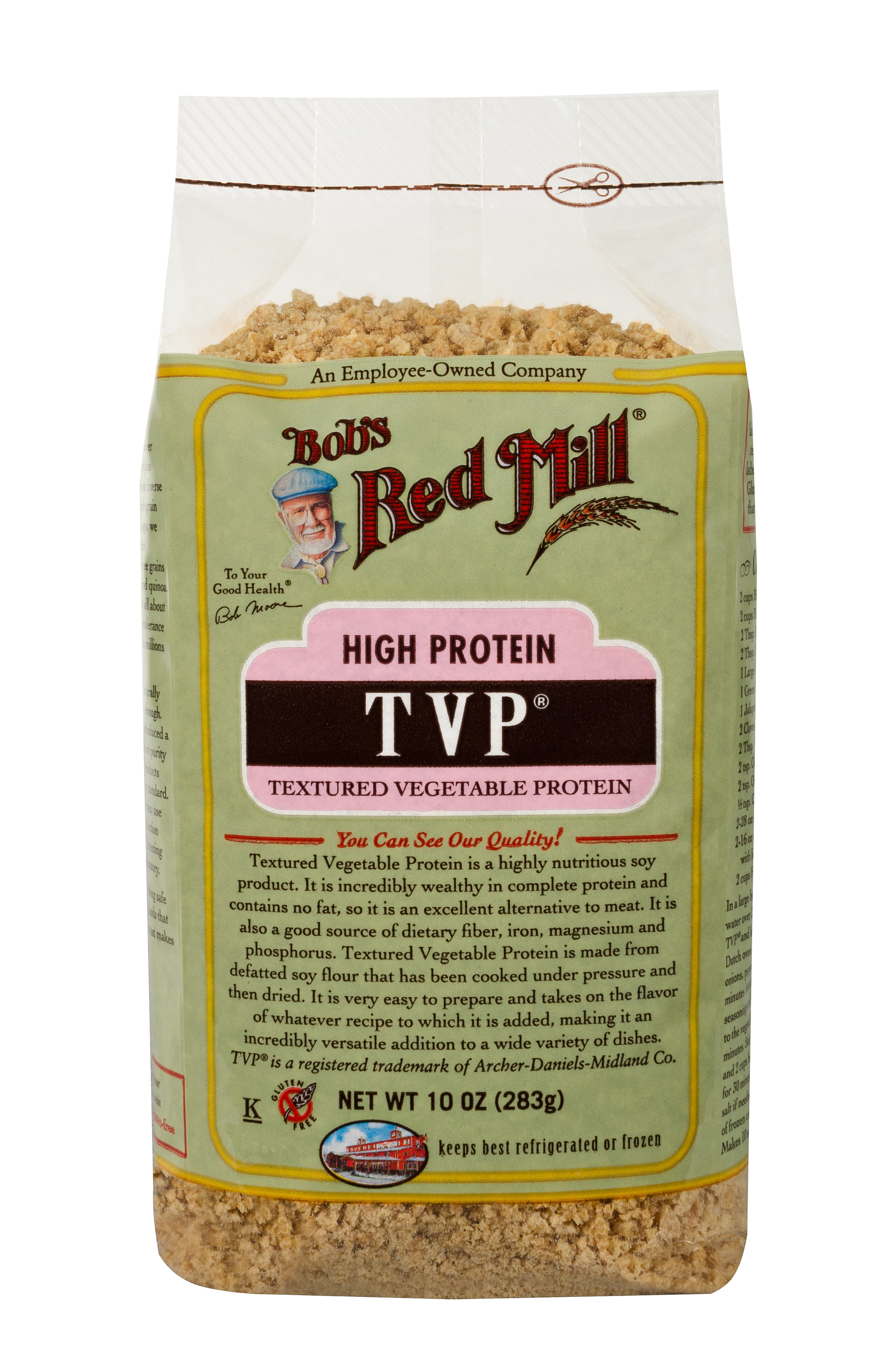 Bob's Red Mill Textured Vegetable Protein Powder, Unflavored, 12g