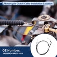 thumbnail image 4 of Unique Bargains Motorcycle Clutch Cable Motorbike Clutch Cable No.540111424 for Kawasaki 1000 Z 1000 A 2003-2006 1 Pc, 4 of 6