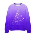 thumbnail image 6 of Lorytime Kids Sweatshirts for Girls Boys Christmas Tree Shirt Crew Neck Long Sleeve Pullover Drop Shoulder Festive Tops, 6 of 7