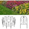 thumbnail image 1 of Decorative Garden Fence .in(H) x .ft(L) Animal Barrier Fence Rustproof Metal Fencing for Yard Dog Rabbits Wire Section Garden Edging Border for Yard Patio Garden, 1 of 7