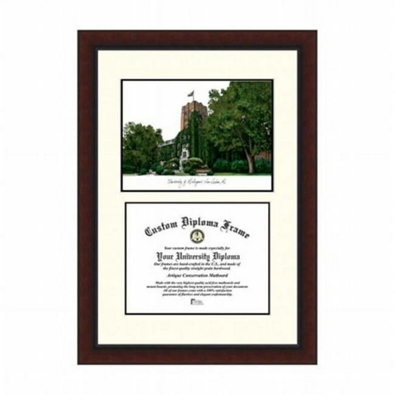 Campusimages MI982LV Michigan Wolverines Legacy Scholar Diploma Frame