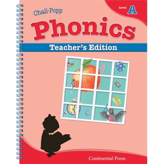 Pre-Owned Phonics Books: Chall-Popp Phonics: Annotated Teacher's Edition, Level A - Kindergarten, 9780845434833, 0845434837, Paperback,