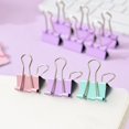 thumbnail image 4 of JIhuahe Office Desk Supplies Set: 1 Calculator, 2 Pens, 4 Pushpins, 2 Bookmarks, 7 Long Tail Clips, Multifunctional Accessories Kit for Work, Study or Home Organization,Purple, 4 of 6