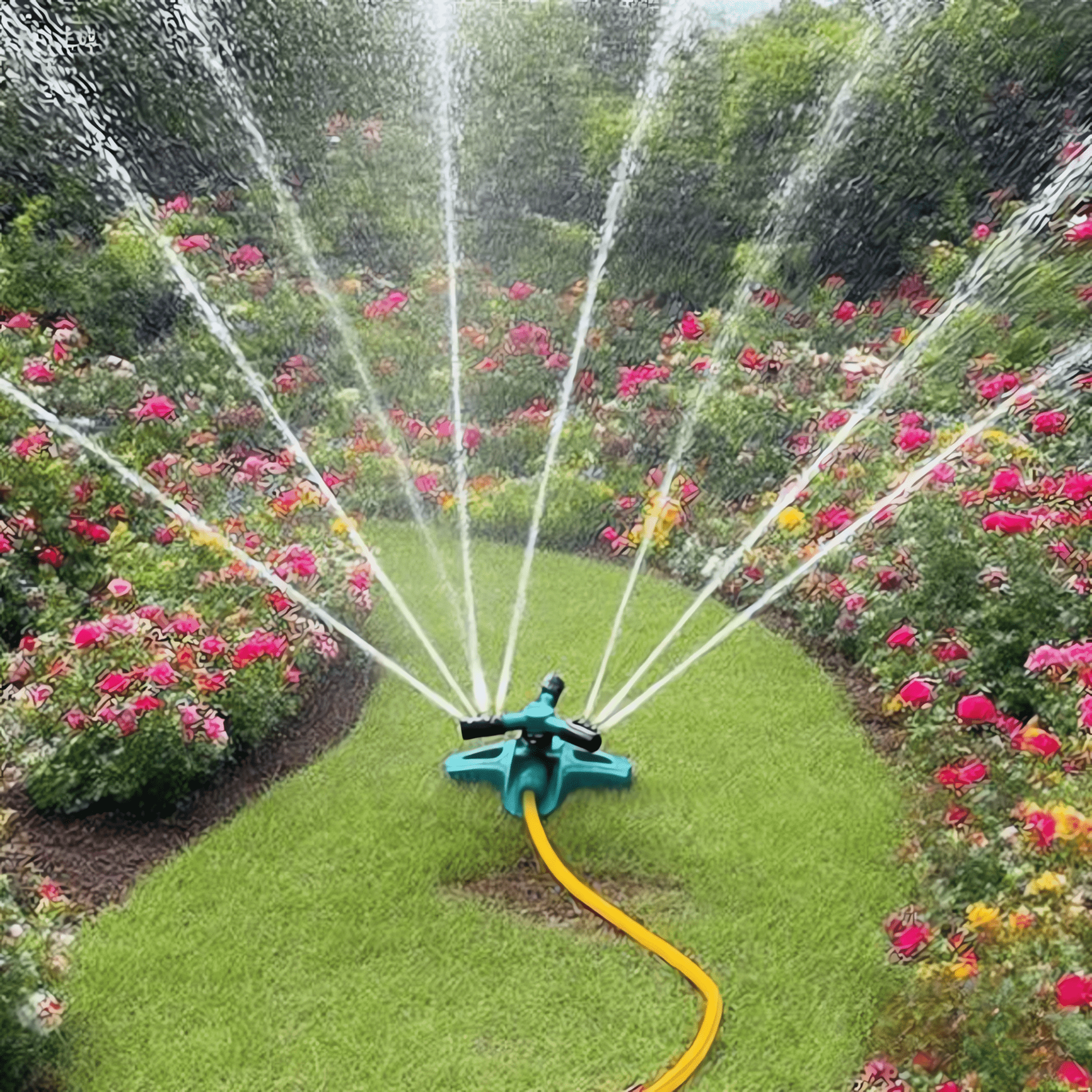 Yard Sprinkler for Lawn ，oscillating Yard Sprinklers，360 Degree Rotation Lawn Sprinkler, MultipurposeYard Sprinklers For Plant Irrigation And Playing