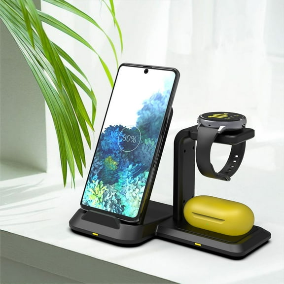 VANLOFE Wireless Charger 3-in-1 Detachable for Samsung Series And Headphone Watch Wireless Charger