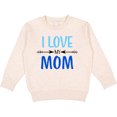 thumbnail image 2 of Inktastic I Love My Mom Mothers Day Toddler Sweatshirt, 2 of 4